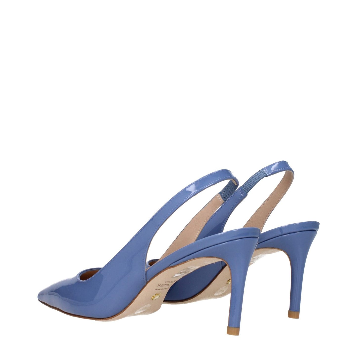 Stuart Weitzman Light Blue Leather Pumps