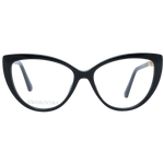 Swarovski Elegant Black Cat Eye Designer Eyeglasses with full-rim frames for modern luxury and style.