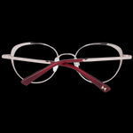 TED BAKER MOD. TB2274 48205 glasses for ladies, burgundy and gold design, back view showcasing stylish fashion eyewear.