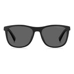 Gent's sunglasses TOMMY HILFIGER MOD. TH 2042_S in black frame with dark lenses, stylish eyewear for men.