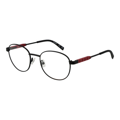 TIMBERLAND MOD. TB1708 51002 gents eyeglasses with black metal frame and red accents for stylish men.