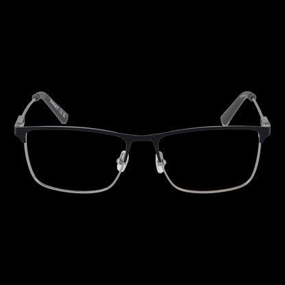 TIMBERLAND MOD. TB1736 56091 gents eyeglasses in black metal frame on black background
