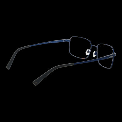 Navy blue eyeglasses for men, model TIMBERLAND MOD. TB1784 56091, featuring black temples and modern design.