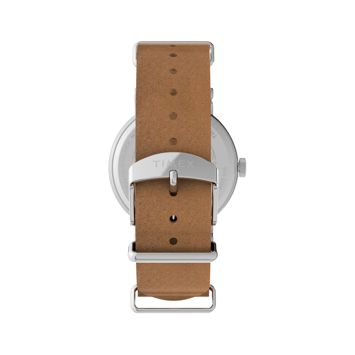 Front view with bag zipped and handles upright.
