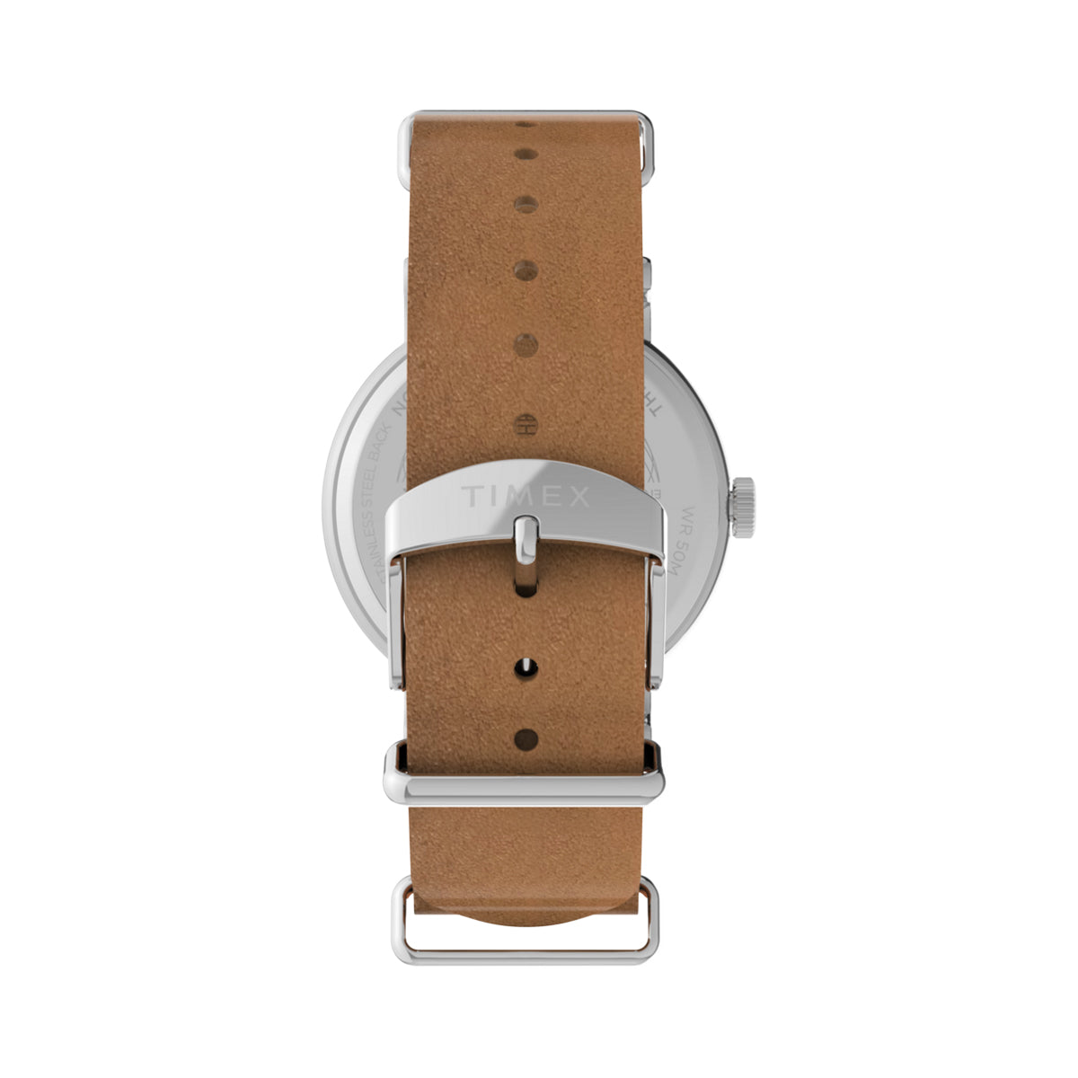 Front view with bag zipped and handles upright.