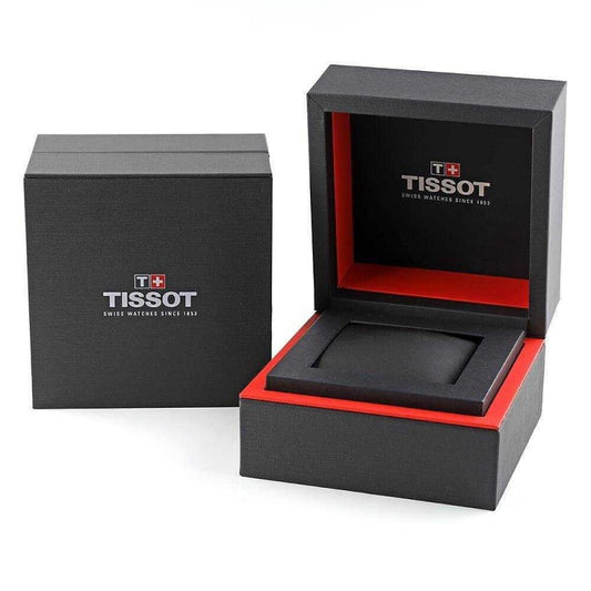 TISSOT Mod. LELOCLE POWERMATIC 80 watch box with official Swiss packaging.
