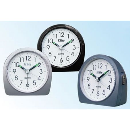 ELITE SVEGLIA ANALOGICA NERA / BLACK ALARM CLOCK-0