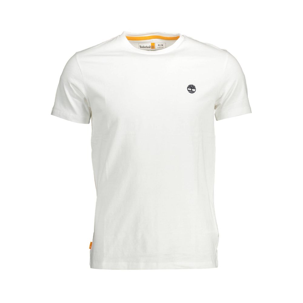 Timberland White Organic Cotton Men T-Shirt