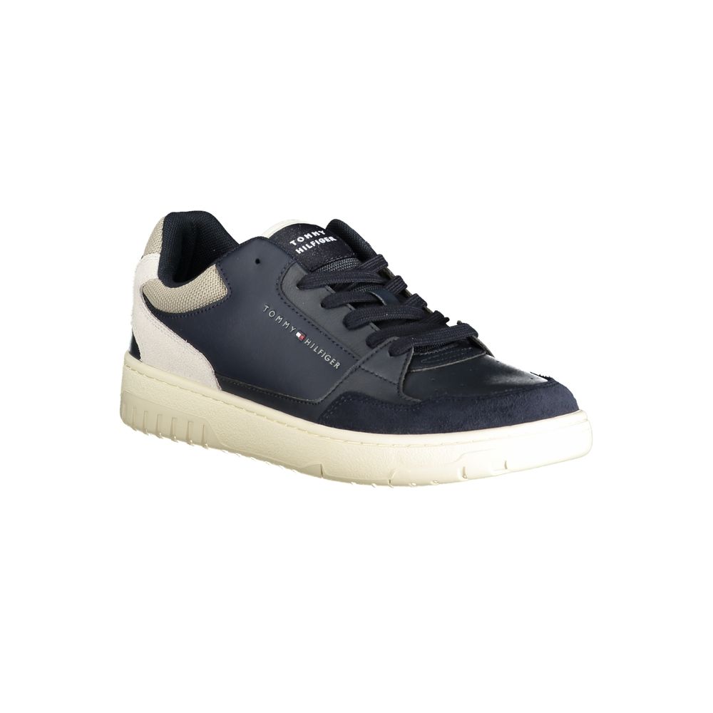 Tommy Hilfiger Blue Polyurethane Men Sneaker