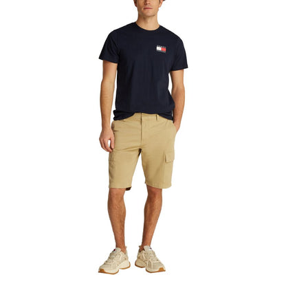 Tommy Hilfiger Jeans Beige Cotton Bermuda Shorts