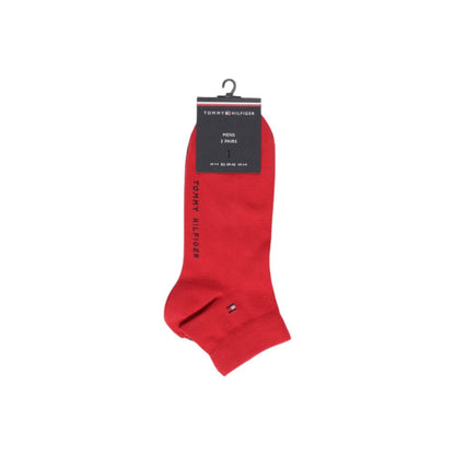 Tommy Hilfiger Red Cotton Socks