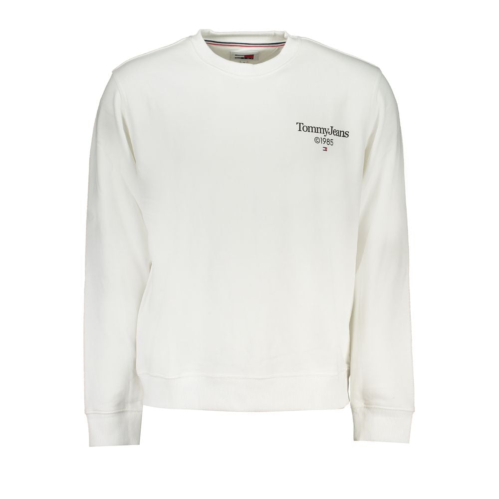 Tommy Hilfiger White Cotton Men's Sweatshirt