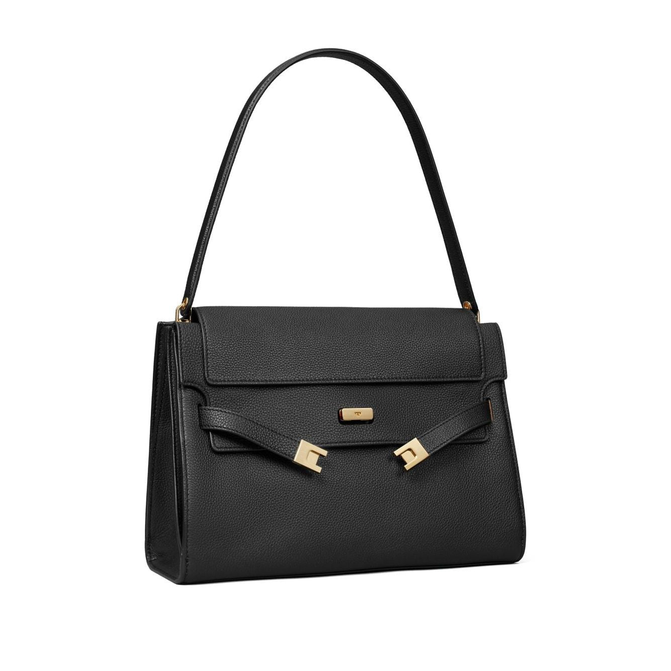 Tory Burch Lee Radziwill large leather handbag