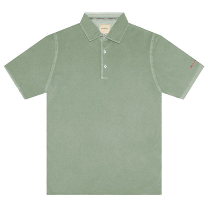 Tramarossa Green Cotton Polo Shirt