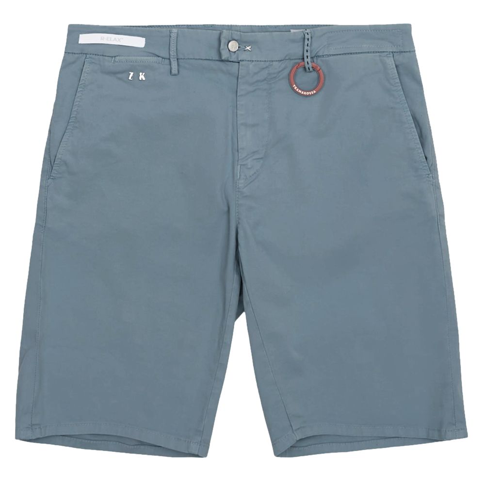 Tramarossa Light Blue Linen Men Short