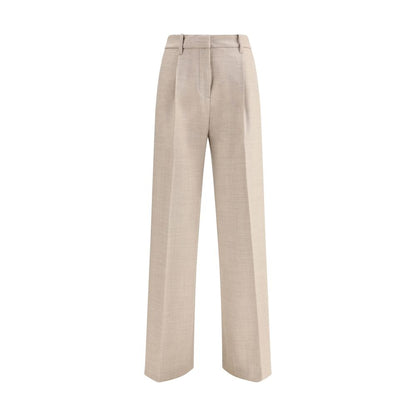 True Royal Beige Wool Casual Pants