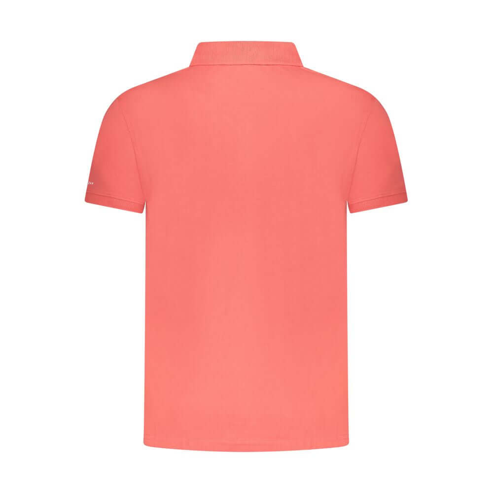 Trussardi Pink Cotton Men Polo Shirt