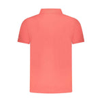Trussardi Pink Cotton Men Polo Shirt