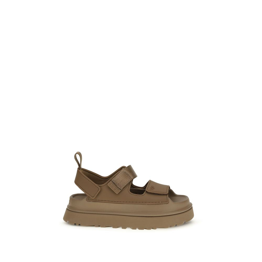 UGG Brown Recycled Polyester Flat Sandals 1728,72470364320,Brown,EU36/US6,EU37/US7,EU38/US8,EU39/US9,EU40/US10,EU41/US11,Flat - Sandals - Shoes,New with tags,Sandals - Shoes,Shoes,UGG,Women