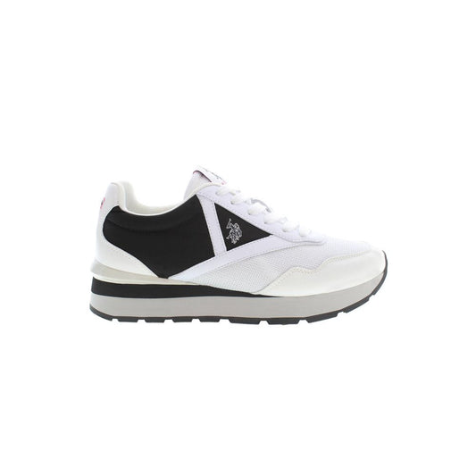 U.S. POLO ASSN. Bianco Polyurethane Women Sneaker