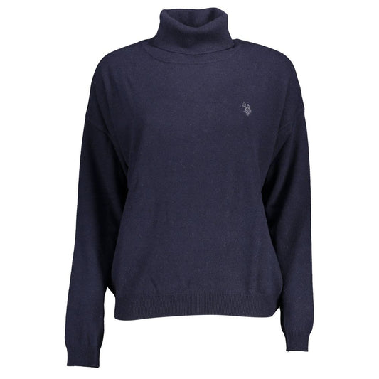 U.S. POLO ASSN. Blue Polyamide Women's Sweater U.S. POLO ASSN.
