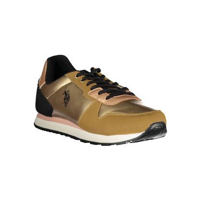 U.S. POLO ASSN. Oro Poliuretano Donna Sneaker U.S. POLO ASSN.