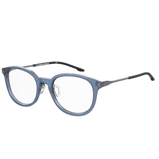 Under Armour Blue Acetate Frames UA5011G38IF41 glasses with blue acetate material, men's eyewear, measurements 54/18/145mm.