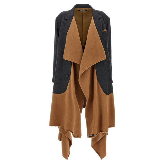 Undercover Multicolor Wool Coat
