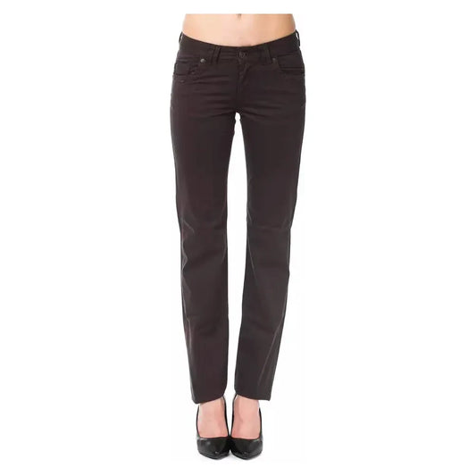 Ungaro Fever Brown Cotton Women's Pants 1728,67345744032,Brown,Clothing,Jeans & Pants - Women - Clothing,New with tags,Pants - Clothing,Ungaro Fever,W28,W30,W31,W32,Women,Women - Clothing