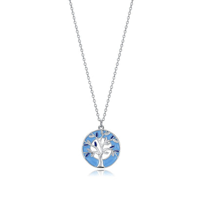 VICEROY JEWELS Mod. 13012C000-13 Necklace for ladies in Silver 925°, Quartz Analog, with blue dial, in official packaging, water resistant 5 ATM.
