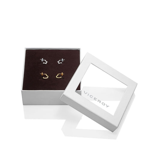 VICEROY JEWELS Mod. 5126K100-09 lady's earrings in official box. Silver 925° material, quartz analog movement, 5 ATM water resistant.