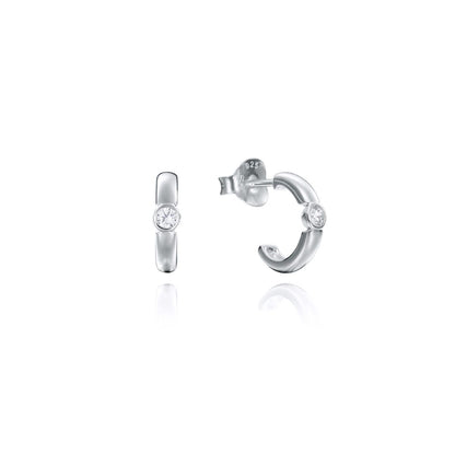 Silver 925° earrings by VICEROY JEWELS Mod. 71036E000-38, quartz analog, 3 ATM water-resistant, in official box, 38mm case.