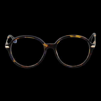 VICTORIA BECKHAM MOD. VB2637 53418 tortoiseshell ladies glasses against black background.