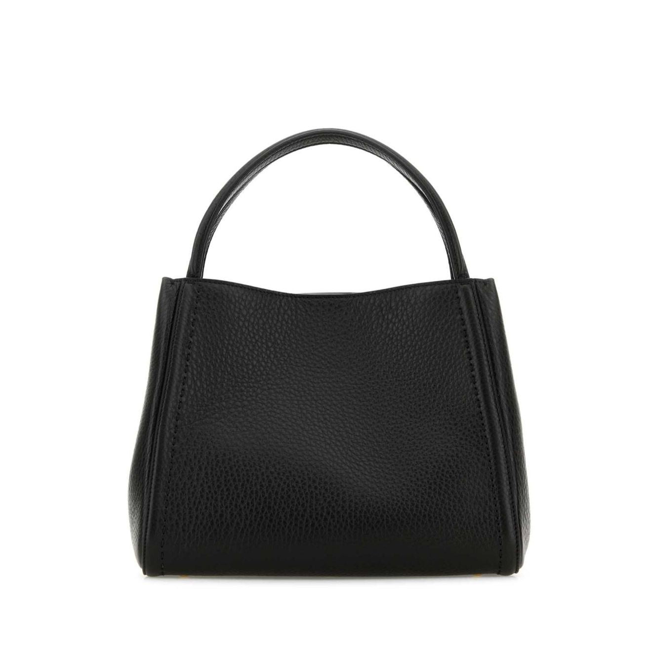 Front view with bag zipped and handles upright.