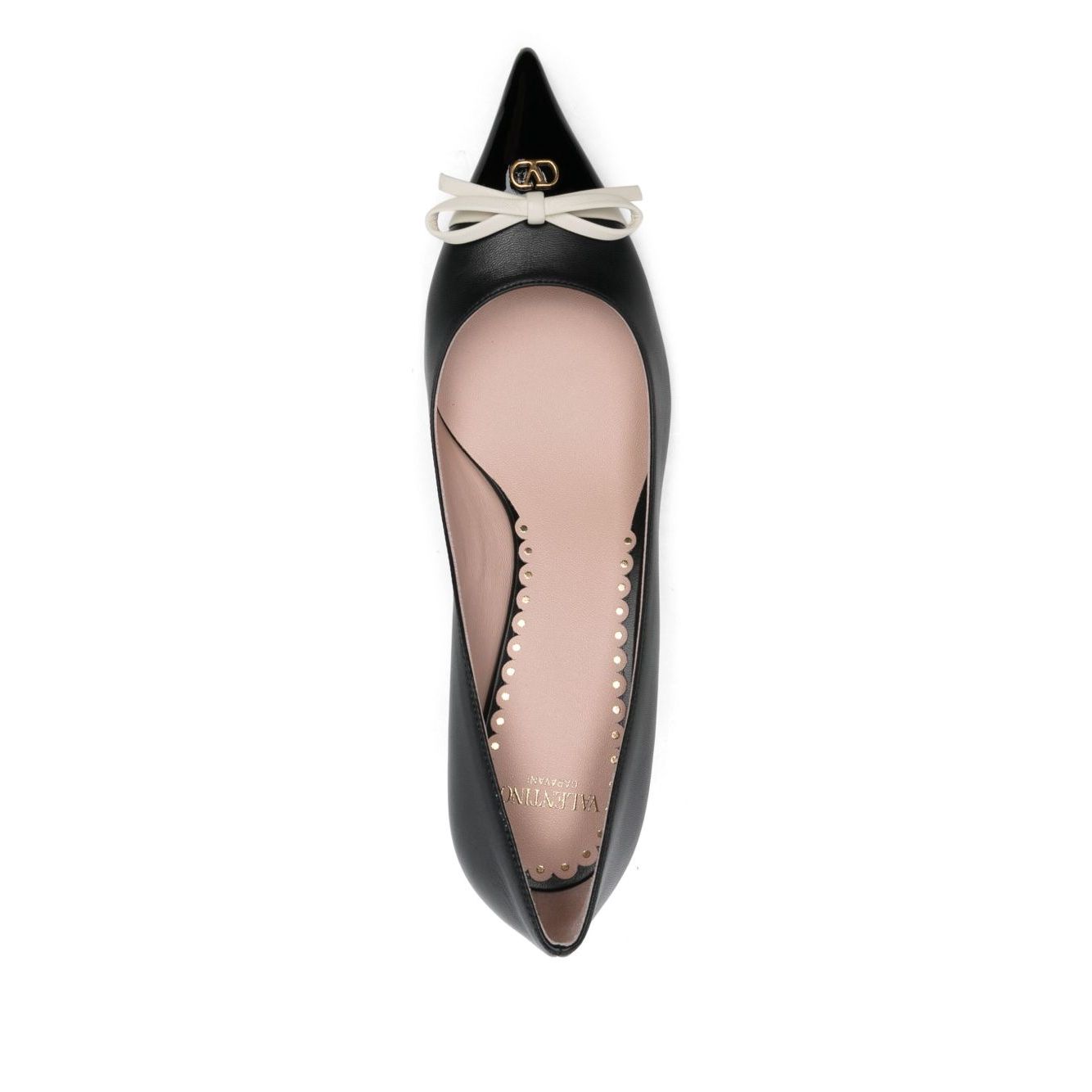 Valentino Garavani Bepointy Patent Leather and Kid Pumps 45mm