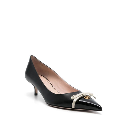 Valentino Garavani Bepointy Patent Leather and Kid Pumps 45mm High Heel