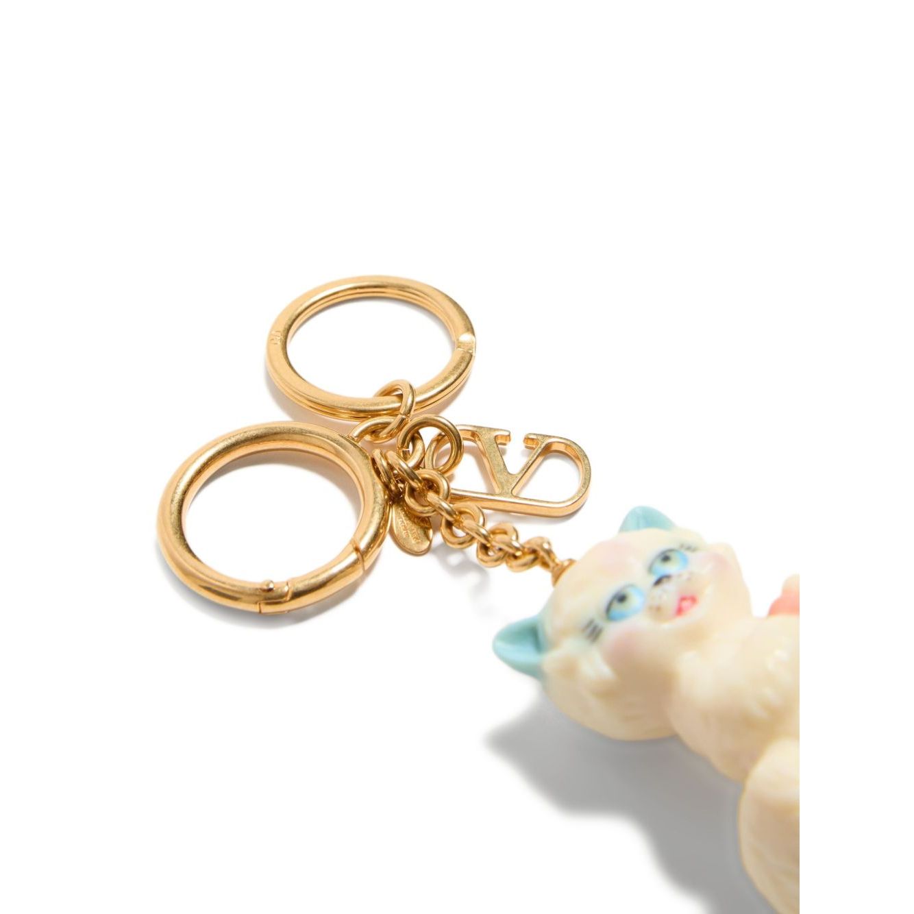 Valentino Garavani Le Chat De La Maison Nylon Bag Charm with Keychain