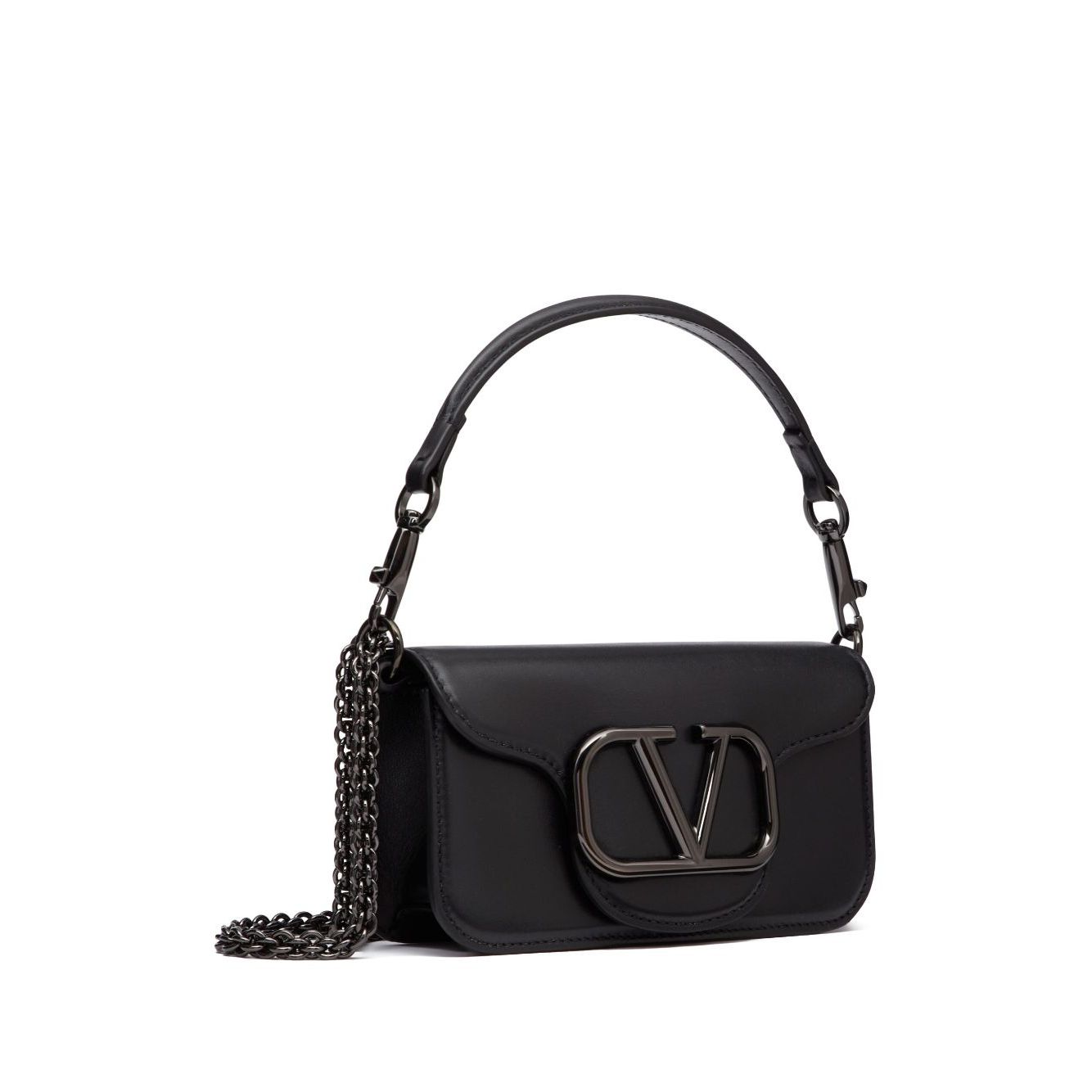 Valentino Garavani Locò small leather shoulder bag Shoulder