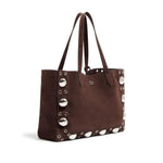 Valentino Garavani Medium Nellcôte Suede Shopping Bag Shopper