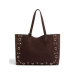 Valentino Garavani Medium Nellcôte Suede Shopping Bag Shopper