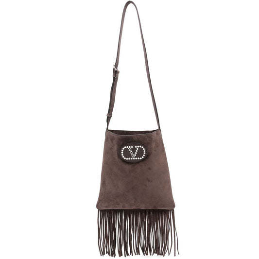 Valentino Garavani Nellcote suede leather shoudler bag Shoulder