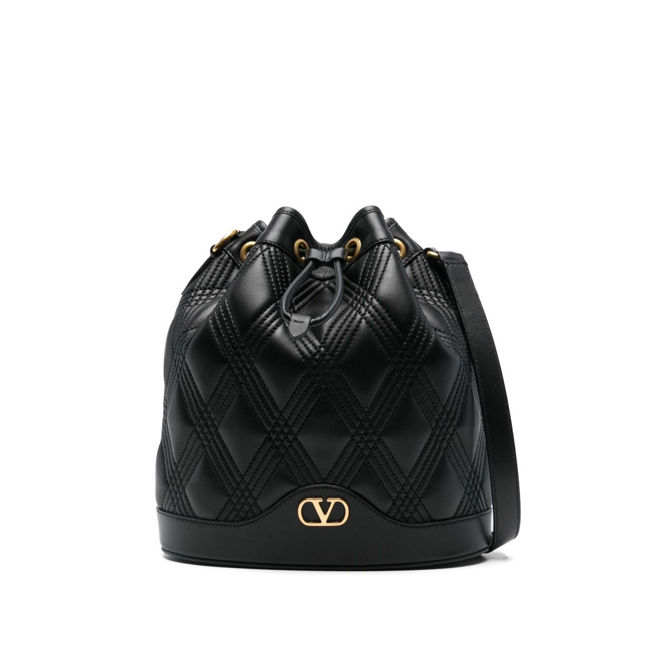 Valentino Garavani Quiltie 67 leather bucket bag