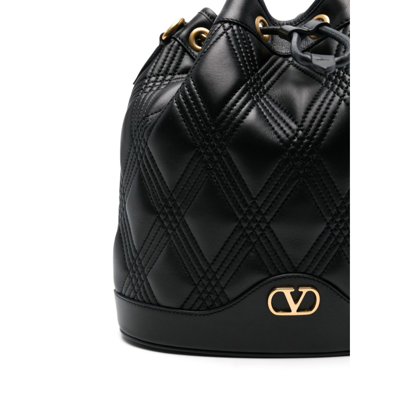 Valentino Garavani Quiltie 67 leather bucket bag Shoulder