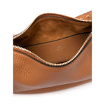 Valentino Garavani Rockstud Hobo In Pomegranate Calfskin Shoulder
