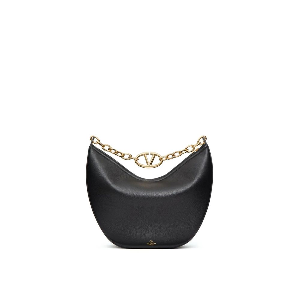 Front view with bag zipped and handles upright.