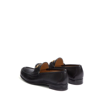 Valentino Garavani Vlogo Signature Moccasin In Buffalo