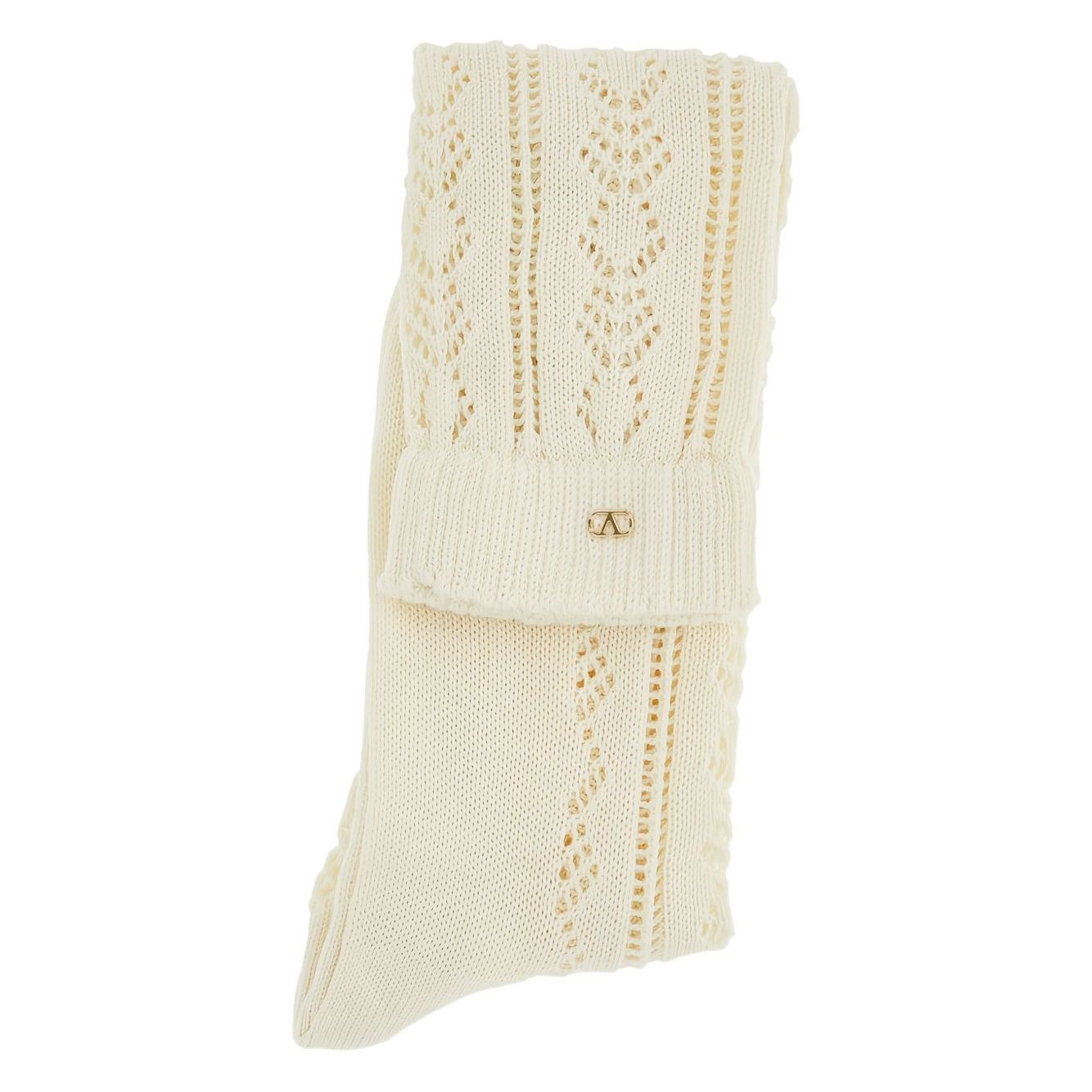 Valentino VLogo perforated socks