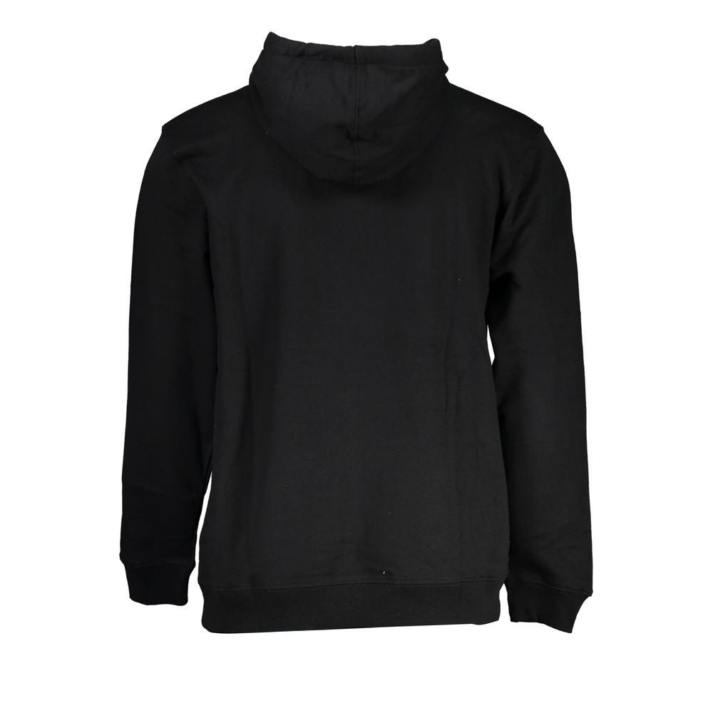 Vans Nero Cotton Men Hooded Sweatshirt