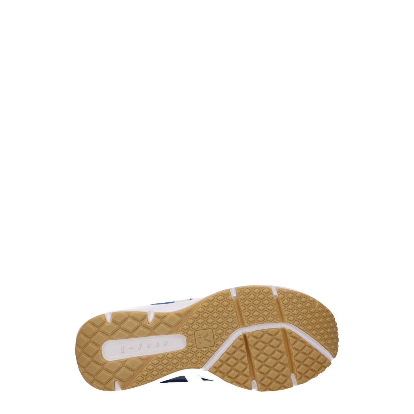 Sole view of Veja Multicolor Fabric Athletic Sneakers with rubber grip pattern.