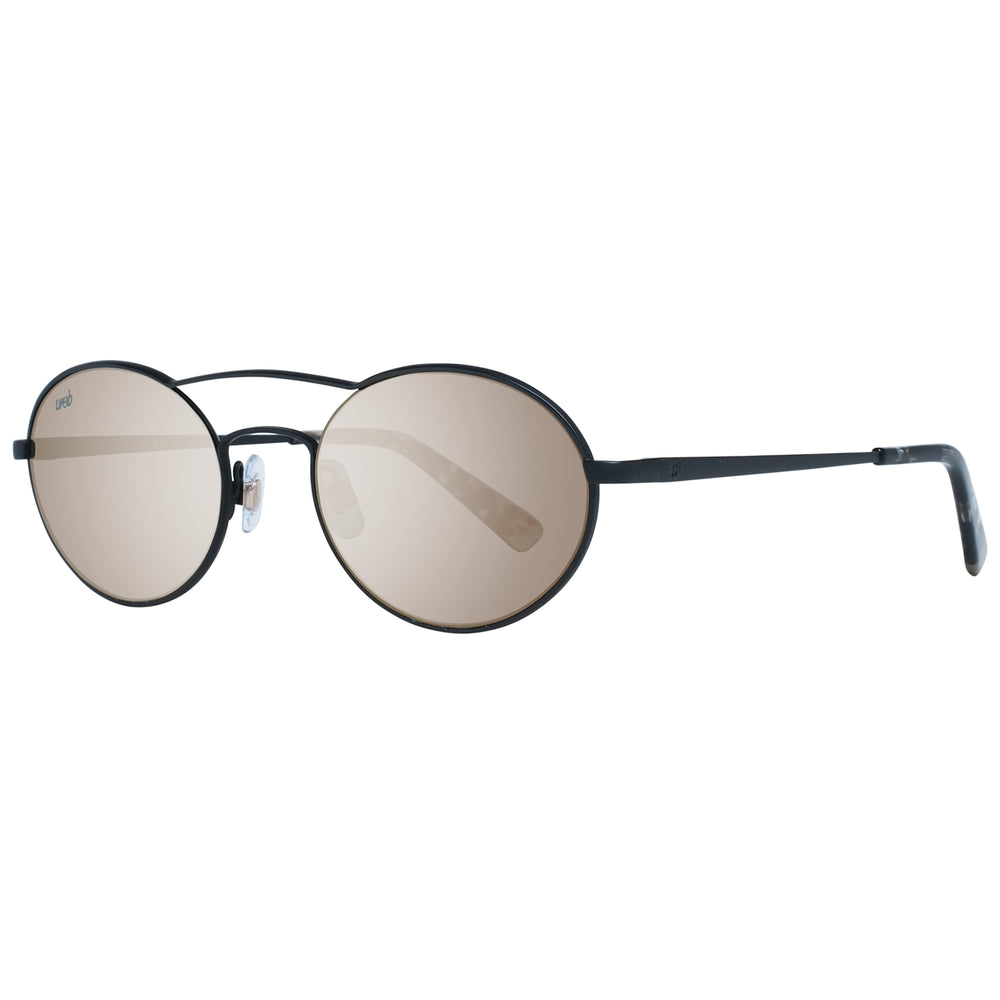 Unisex sunglasses WEB MOD. WE0270 5302G with round lenses in a sleek black frame.